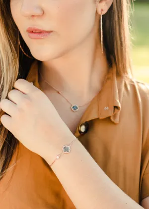 Signature Petite Bracelet, Rose Gold