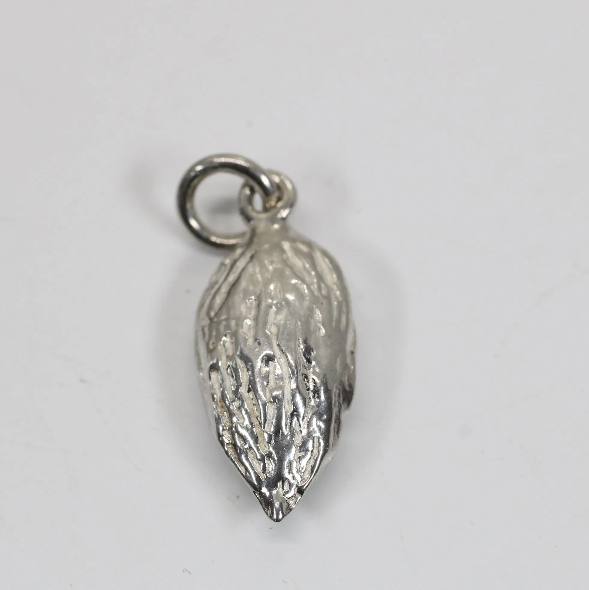 Silver Almond Charm in smaller size for her bracelet