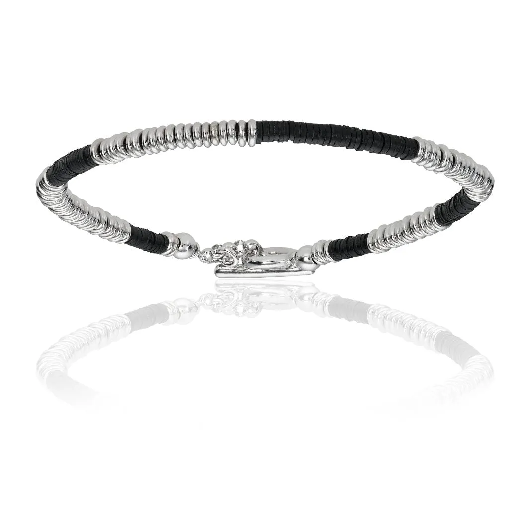 Silver Blue Bracelet Combination
