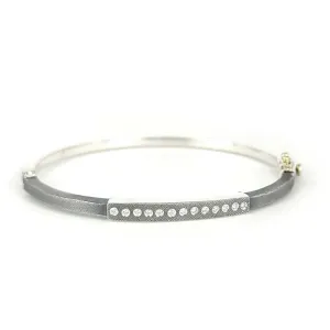 Silver Diana Bangle