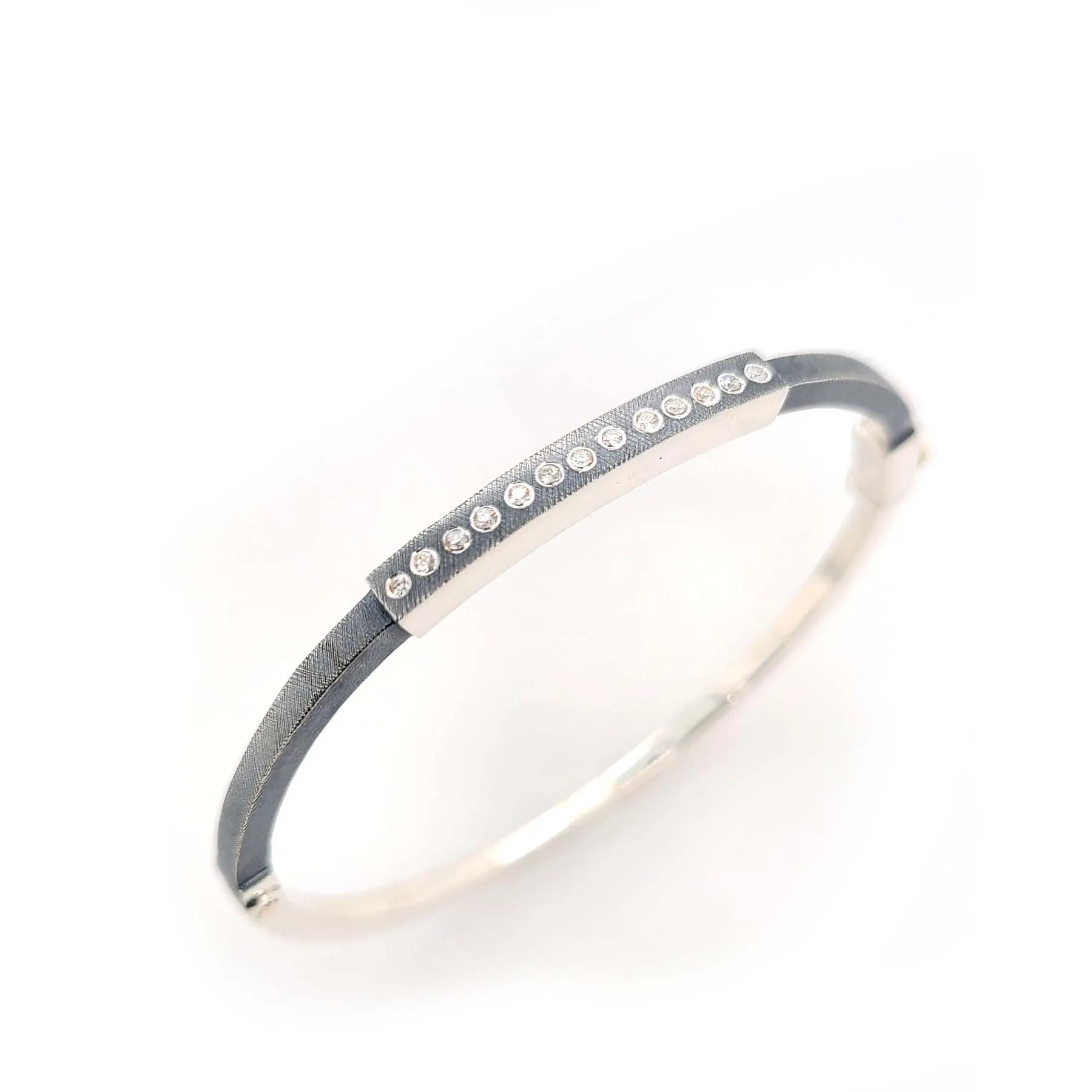 Silver Diana Bangle