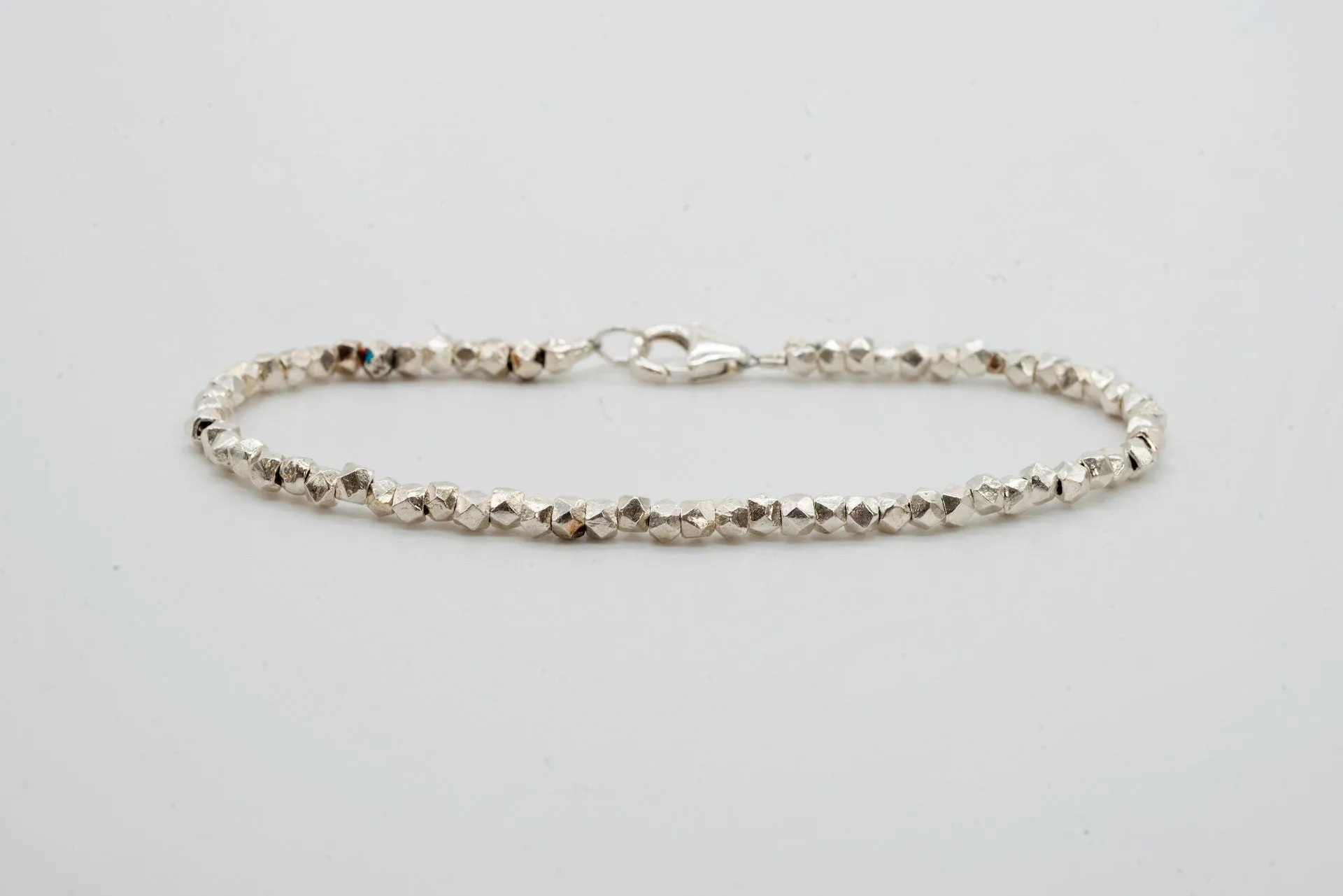 Silver Nugget Bracelet