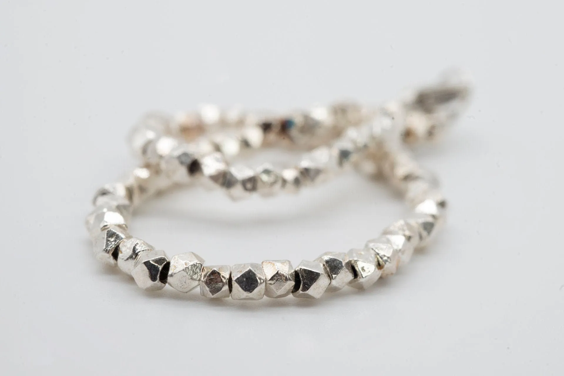 Silver Nugget Bracelet