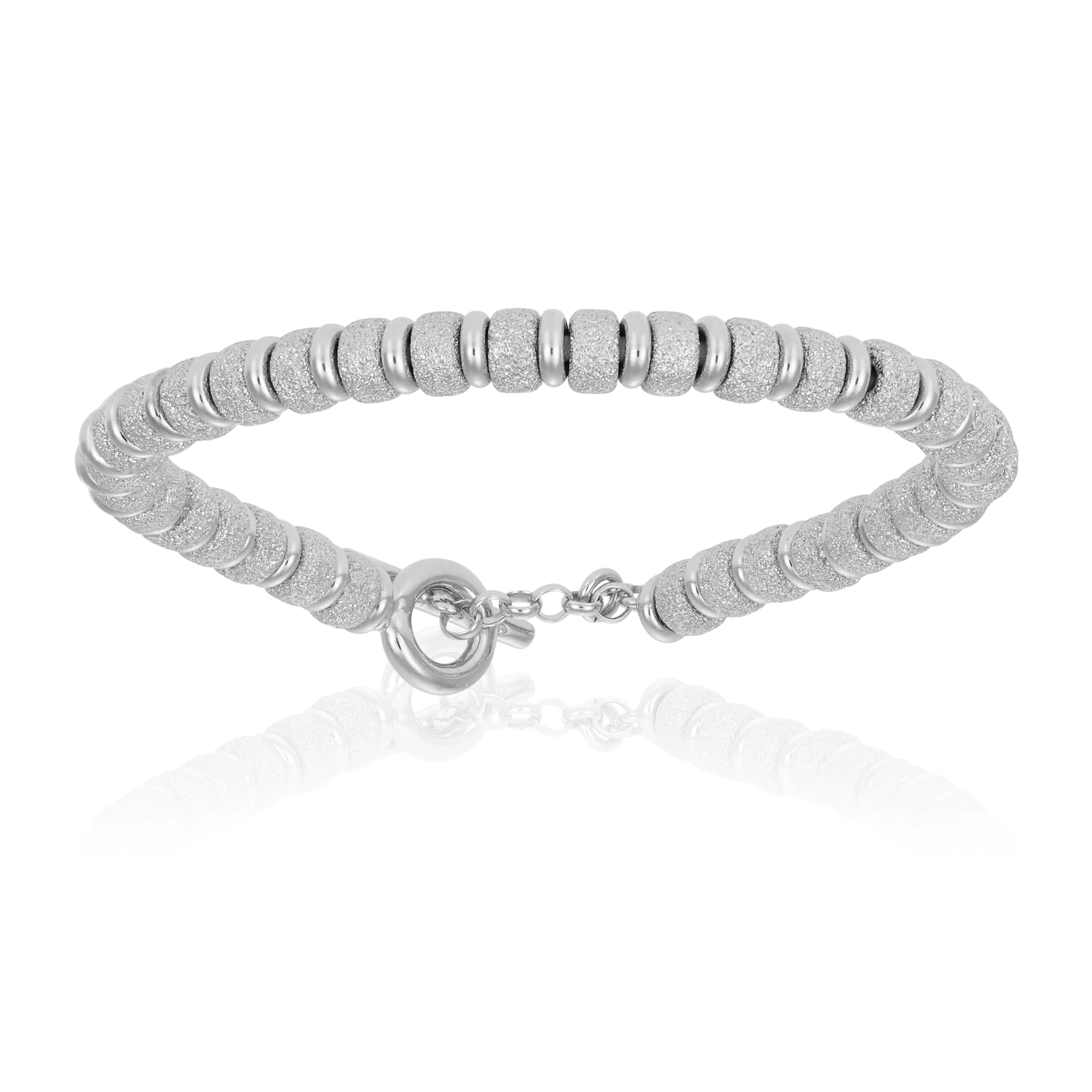 Silver / Red Bracelet Combination