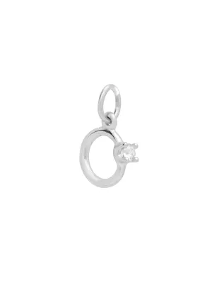 Silver Tiny Ring Charm