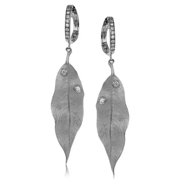 Simon G. Fallen Leaves Wide Dangle Earrings
