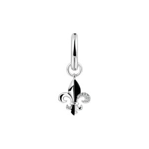Single Fleur de lis Dangly Earring