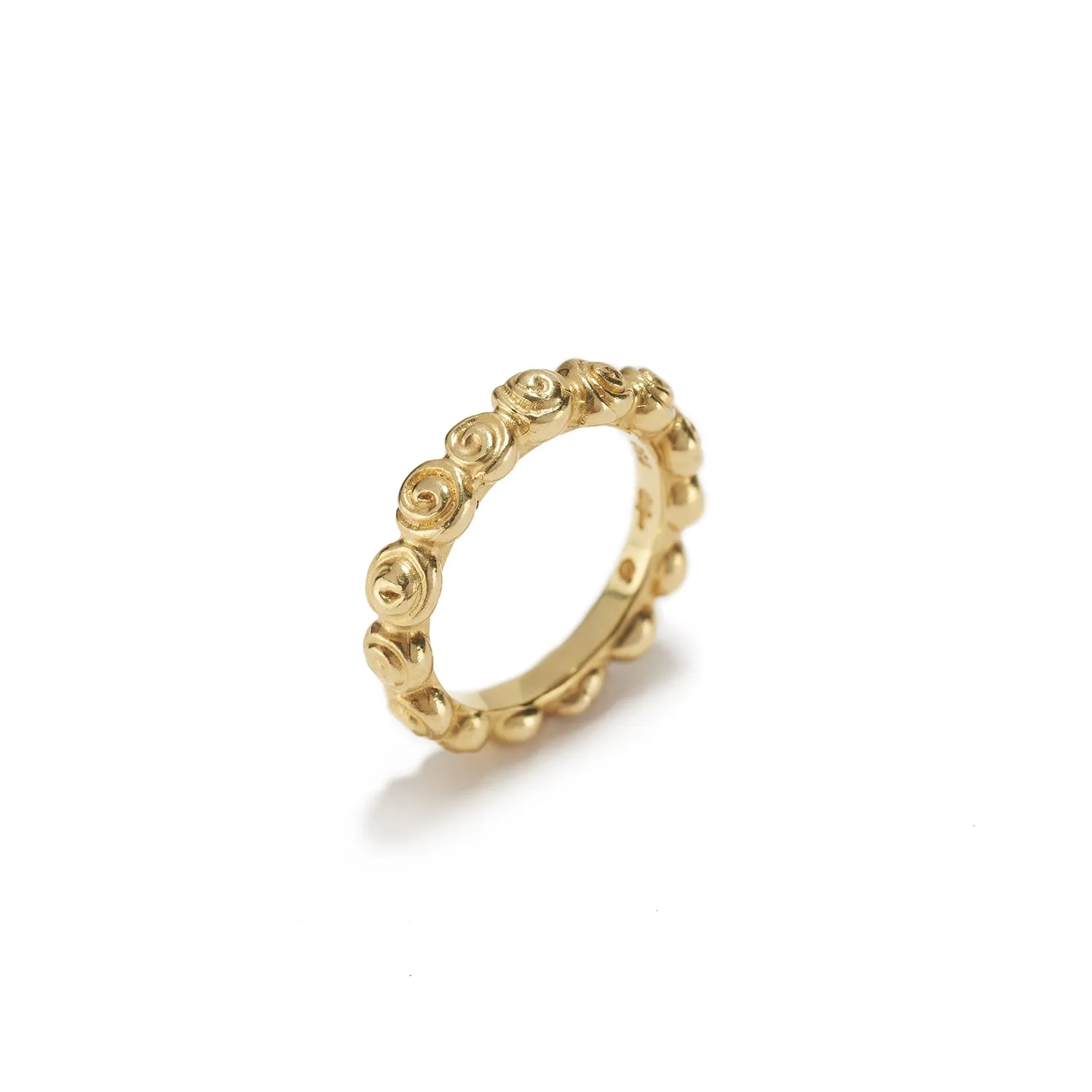 Single Roses Ring in Gold