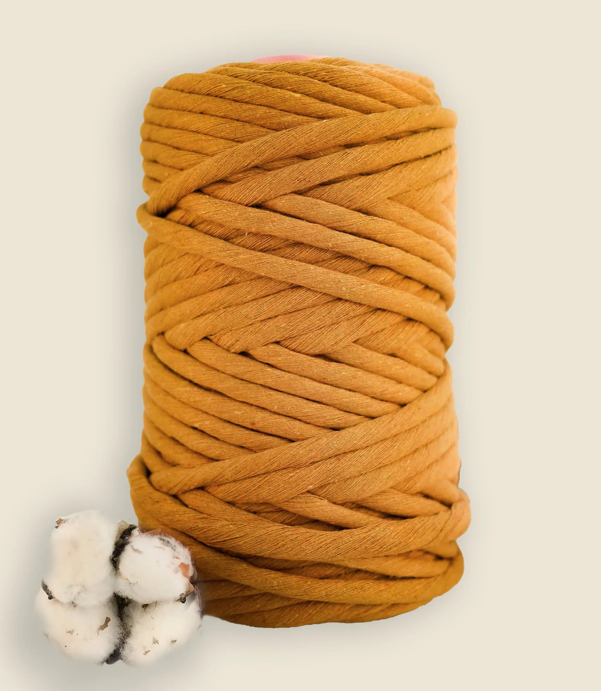 Single strand string, 8 mm recycled cotton, 1 kg