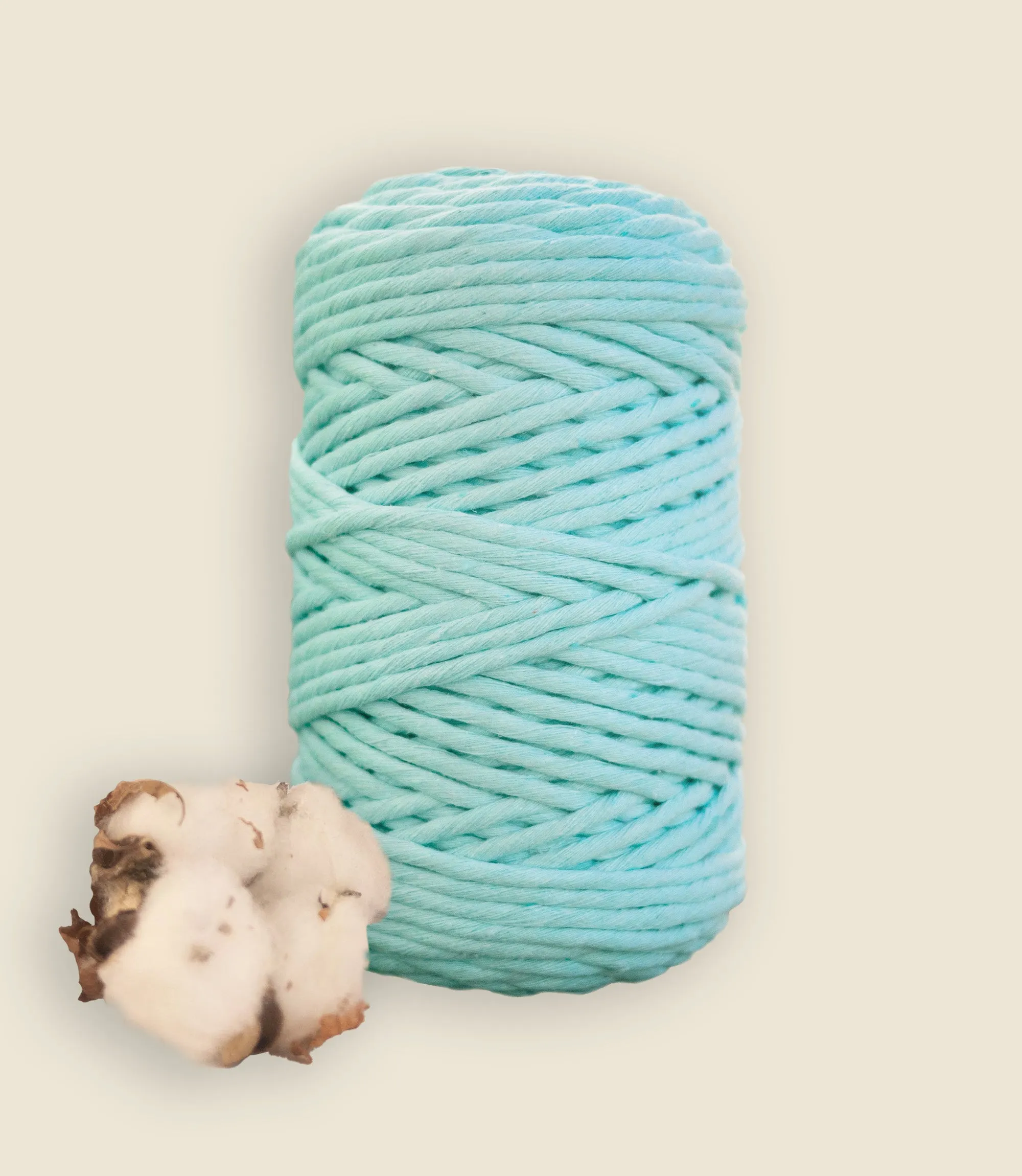 Single strand string, recycled cotton 500 g
