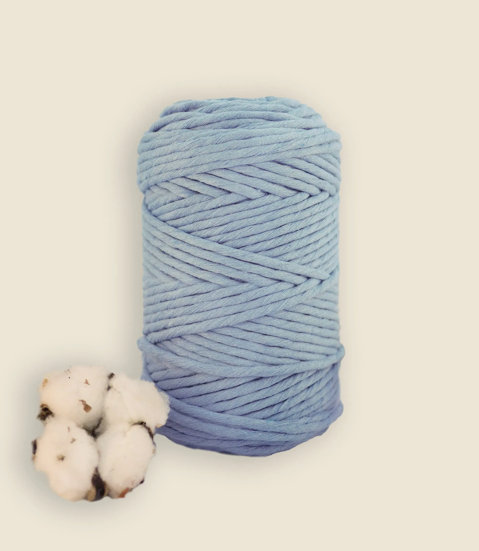 Single strand string, recycled cotton 500 g