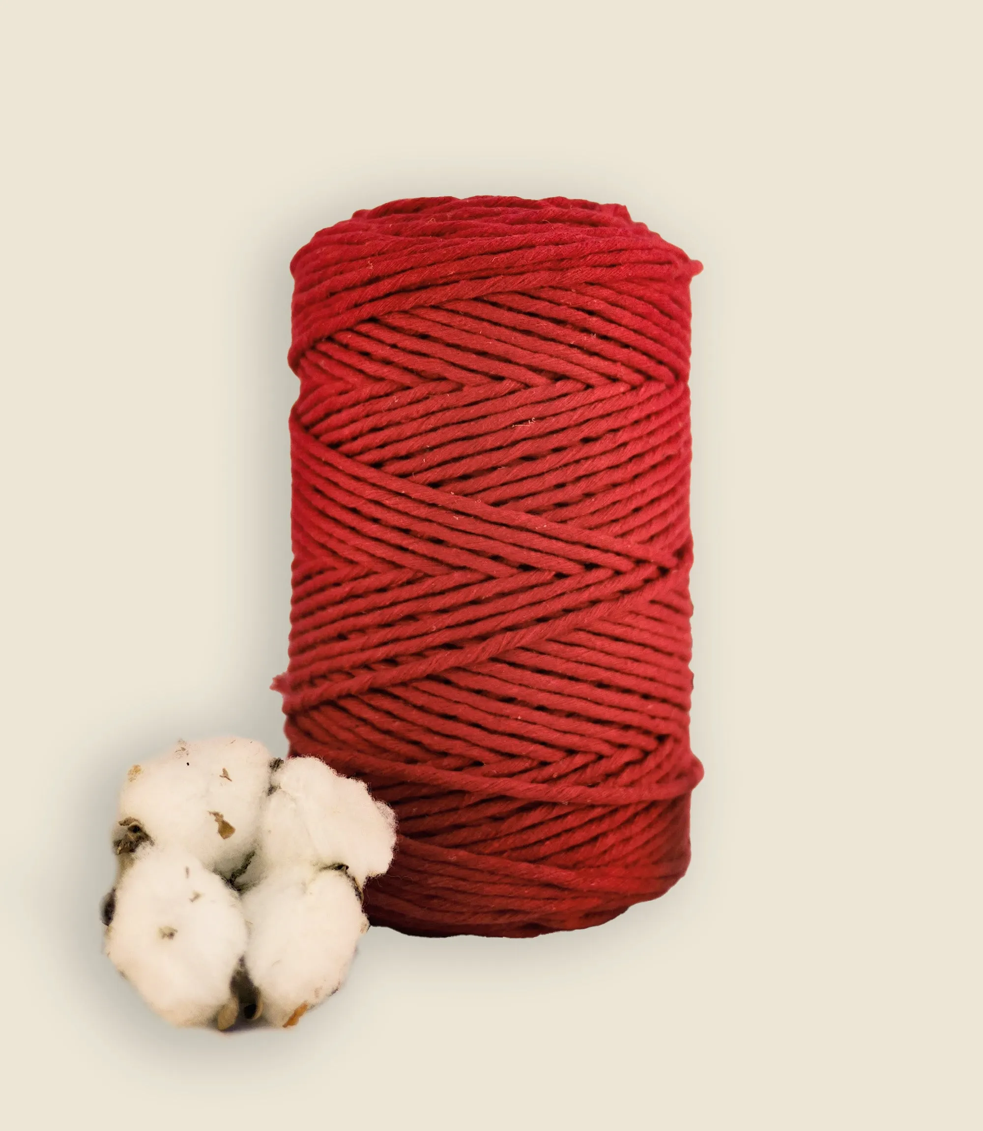 Single strand string, recycled cotton 500 g