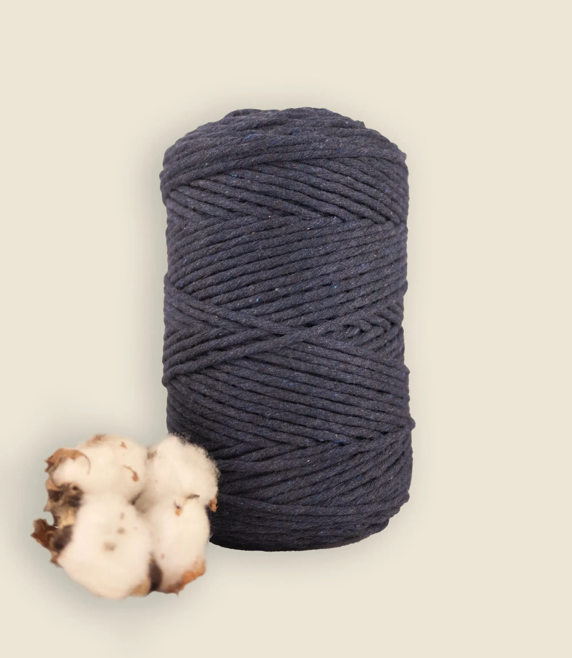 Single strand string, recycled cotton 500 g