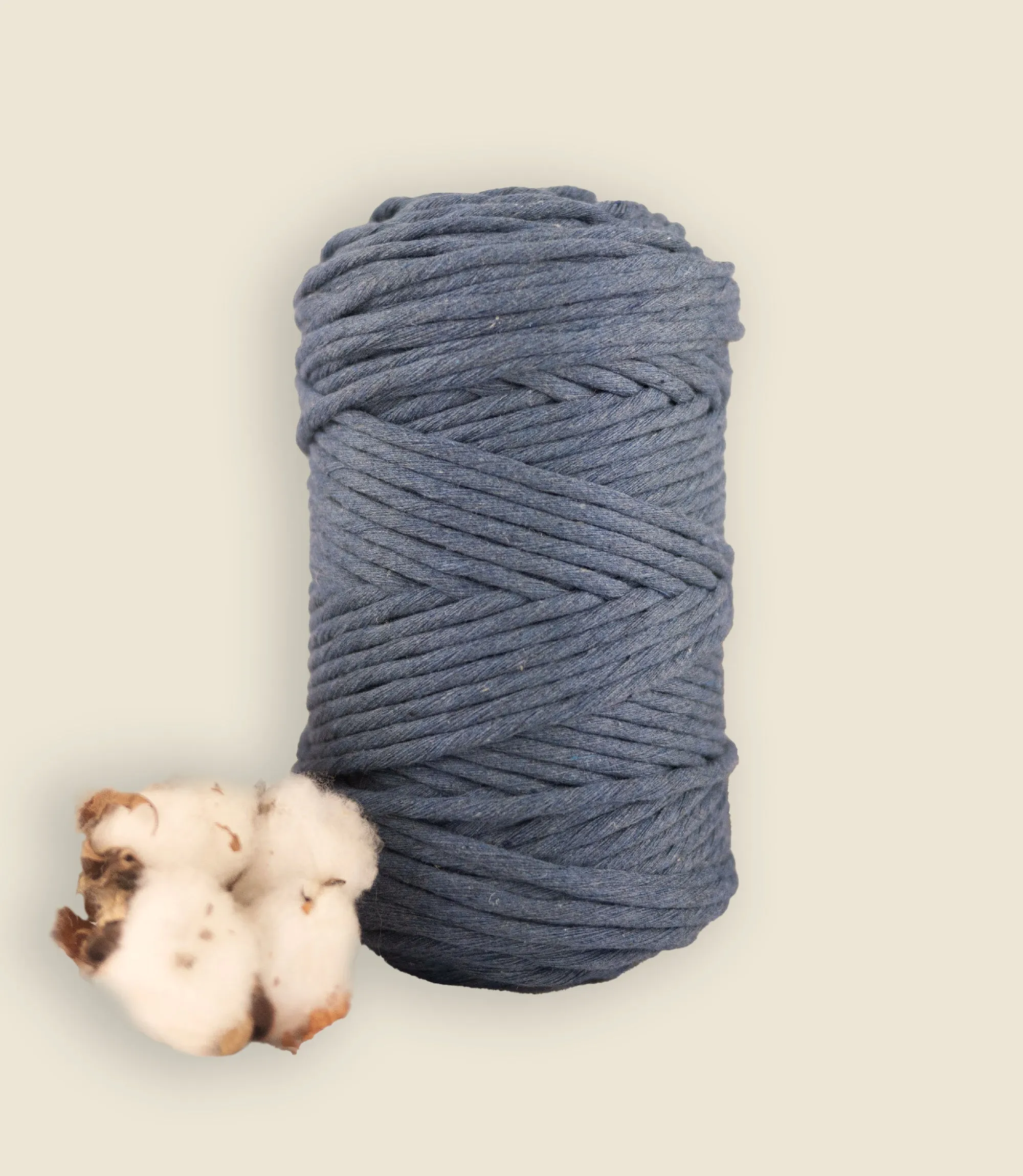 Single strand string, recycled cotton 500 g