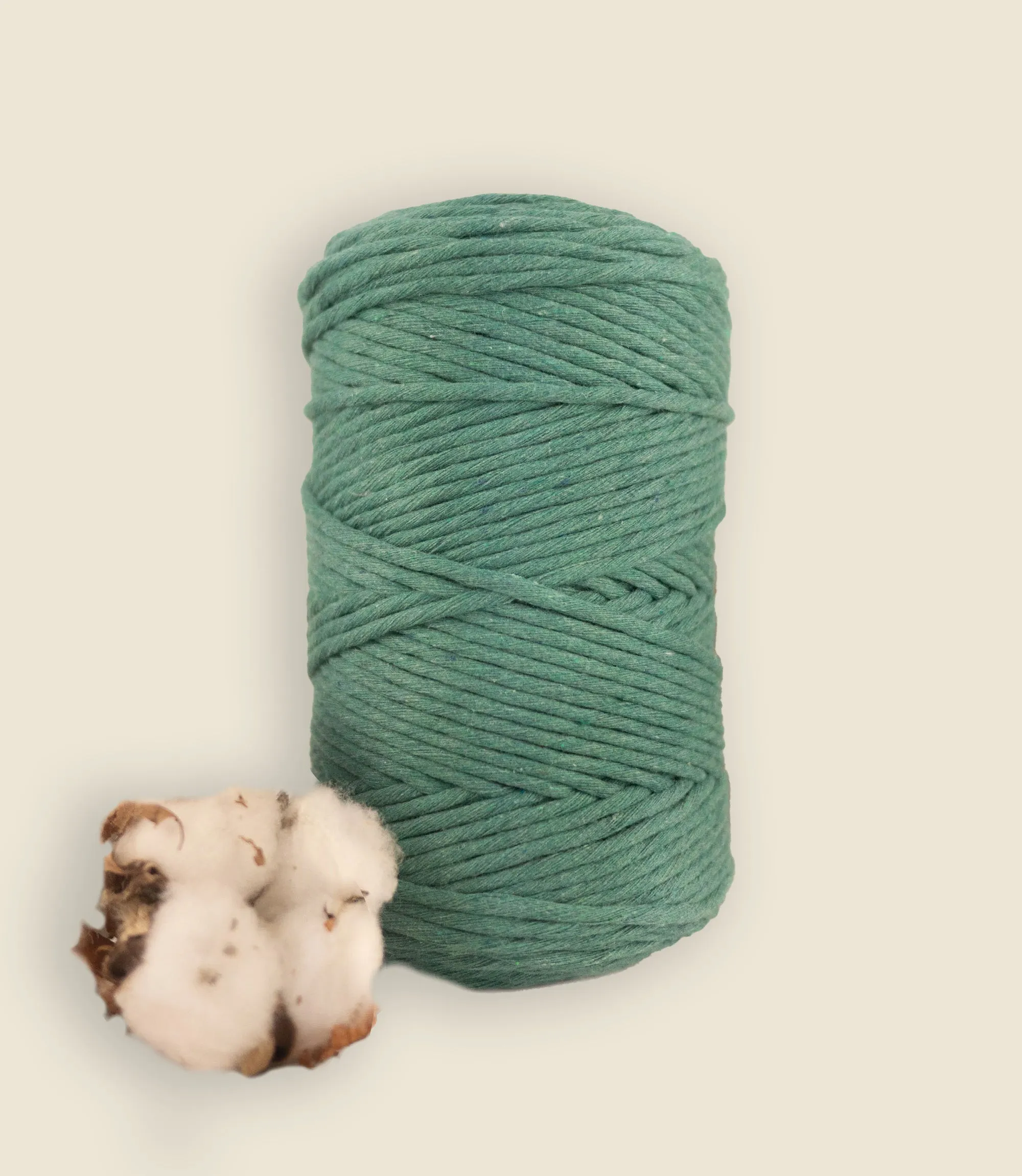 Single strand string, recycled cotton 500 g
