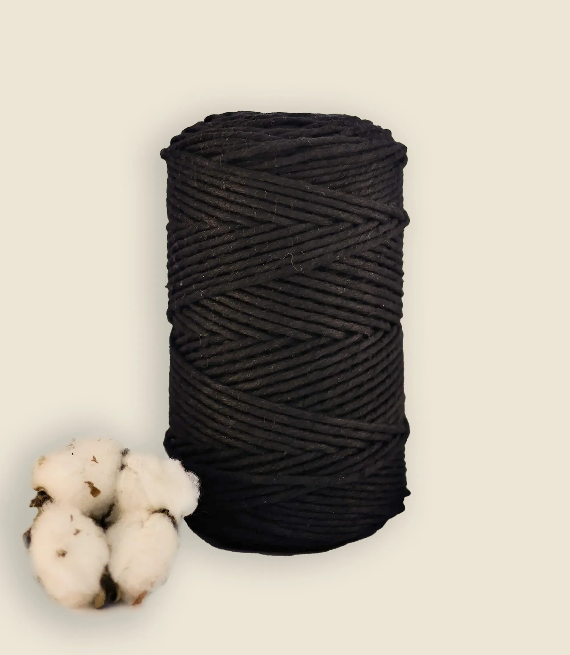 Single strand string, recycled cotton 500 g