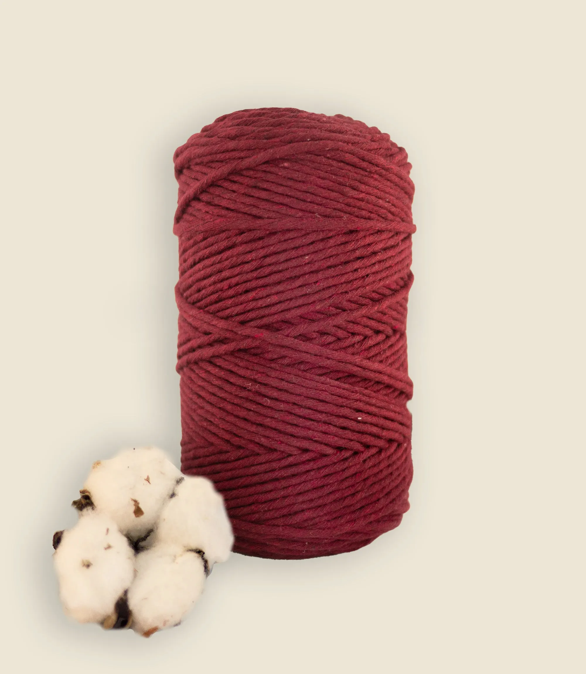 Single strand string, recycled cotton 500 g