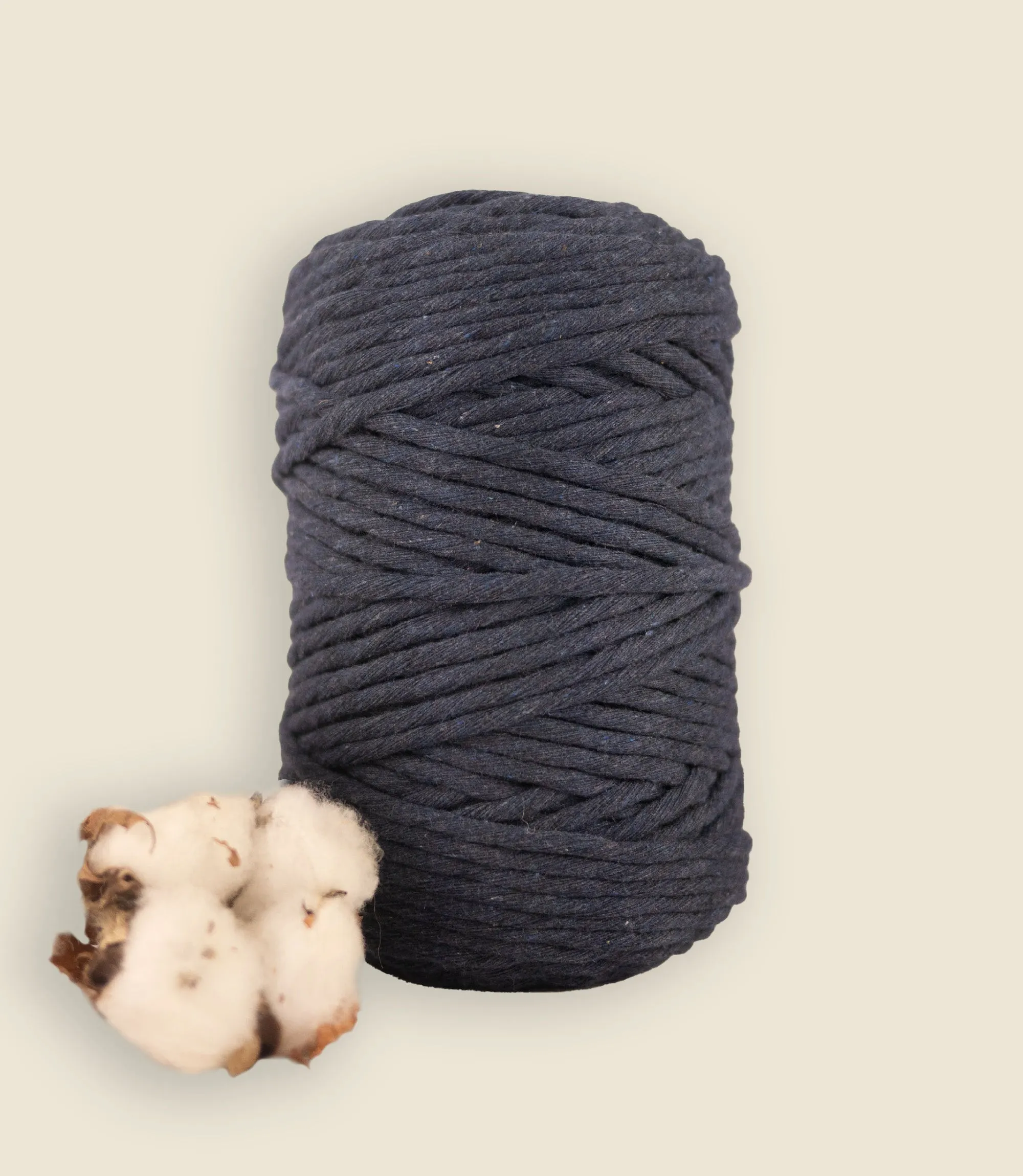 Single strand string, recycled cotton 500 g