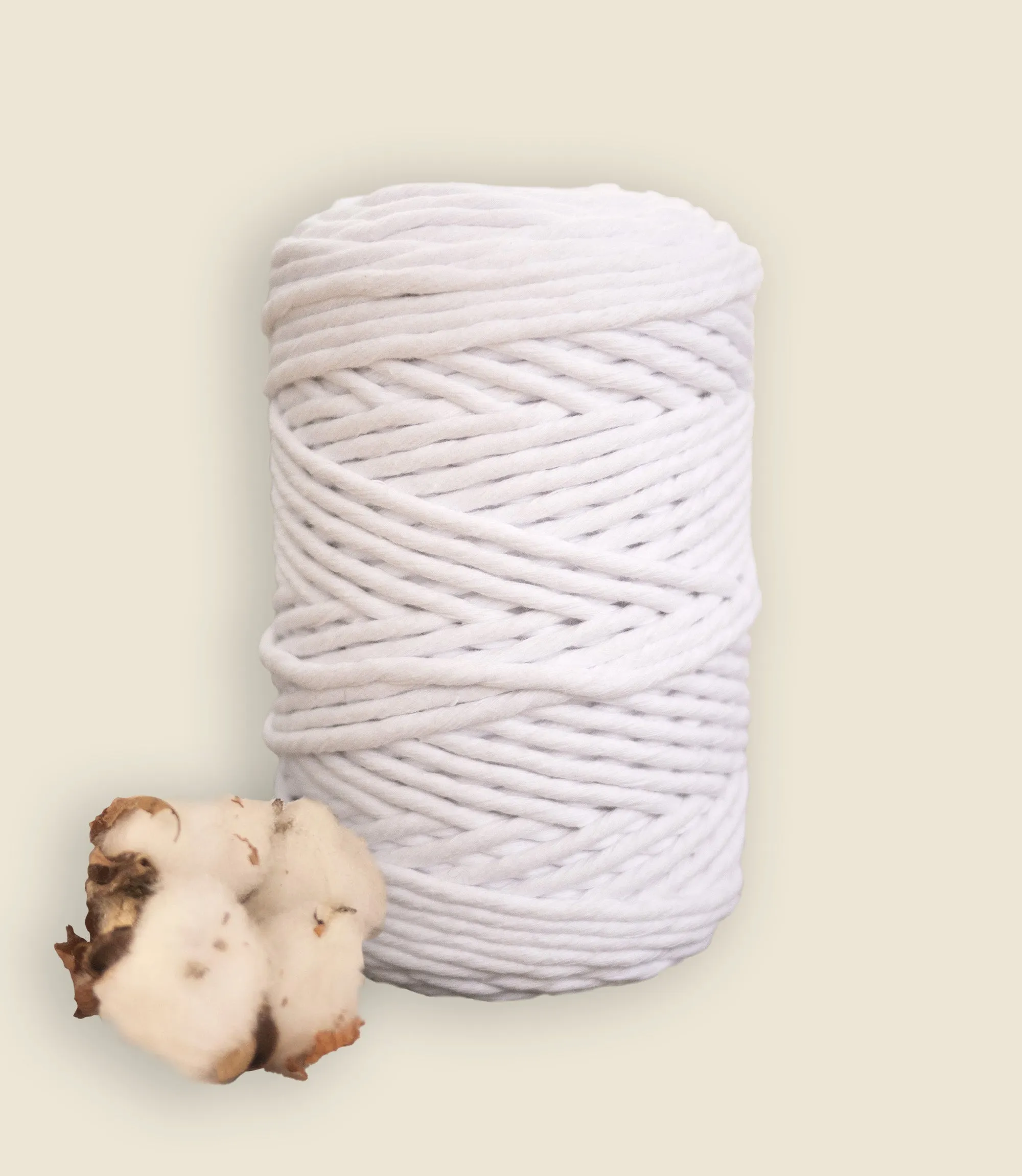 Single strand string, recycled cotton 500 g