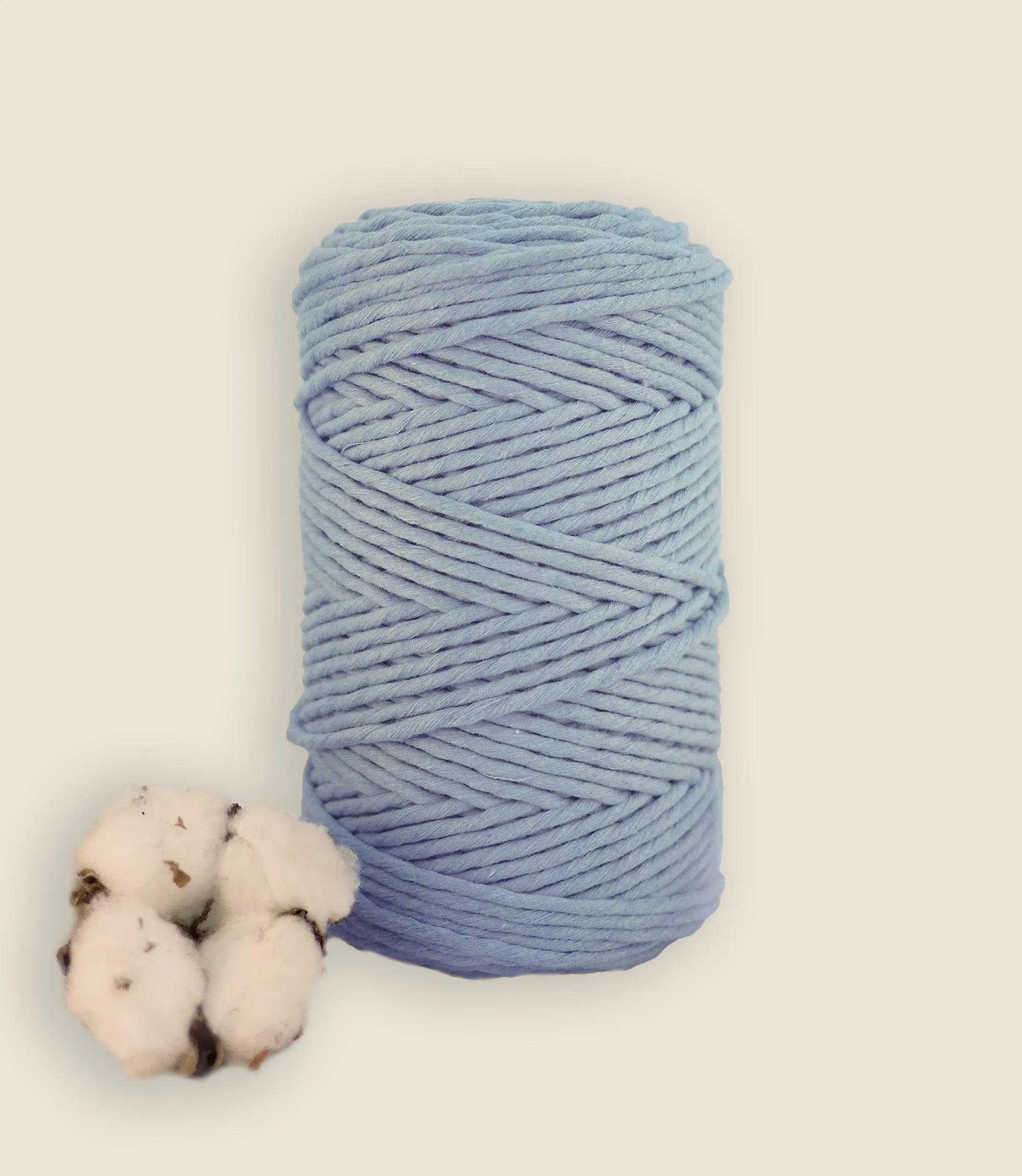 Single strand string, recycled cotton 500 g