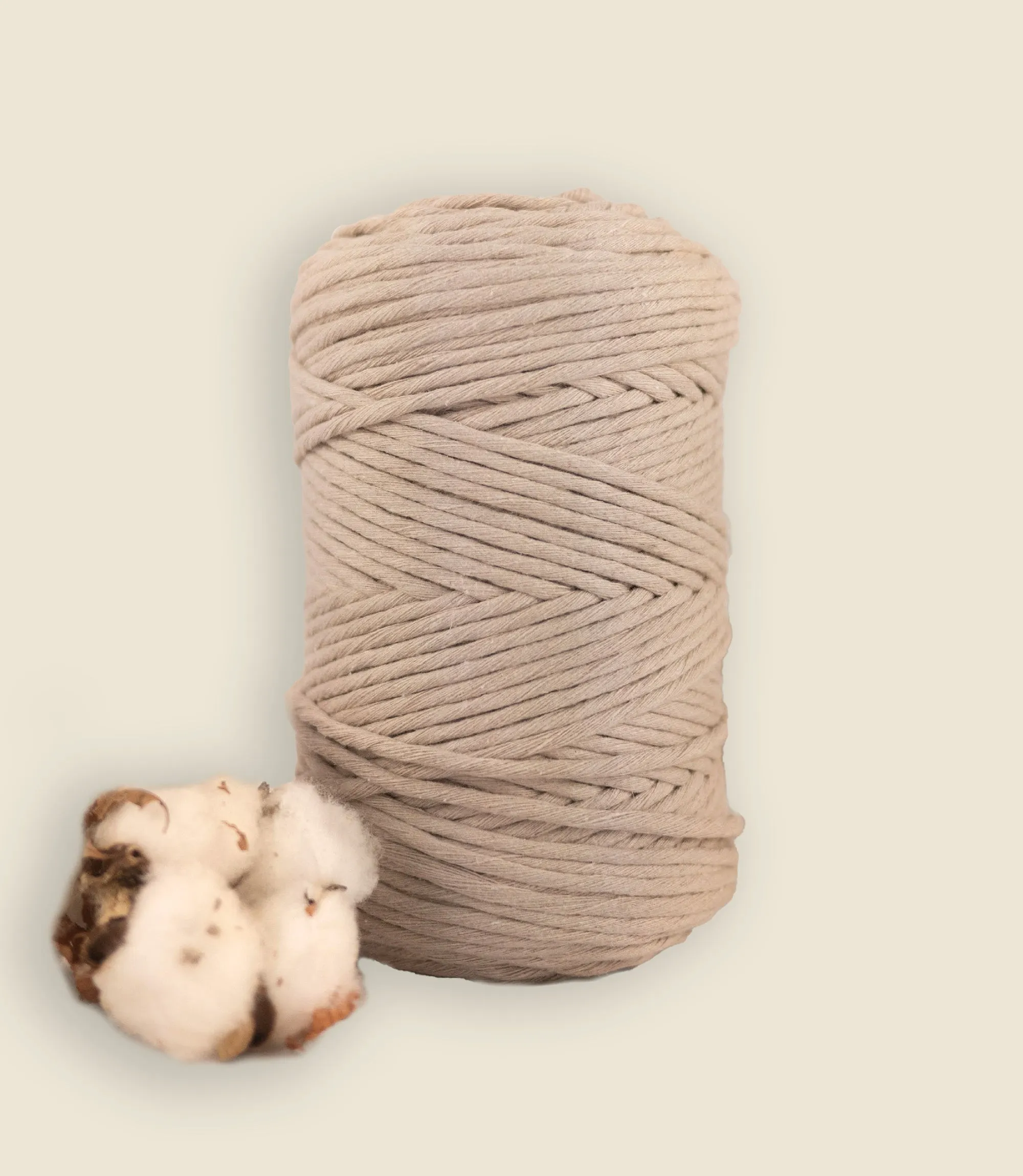 Single strand string, recycled cotton 500 g