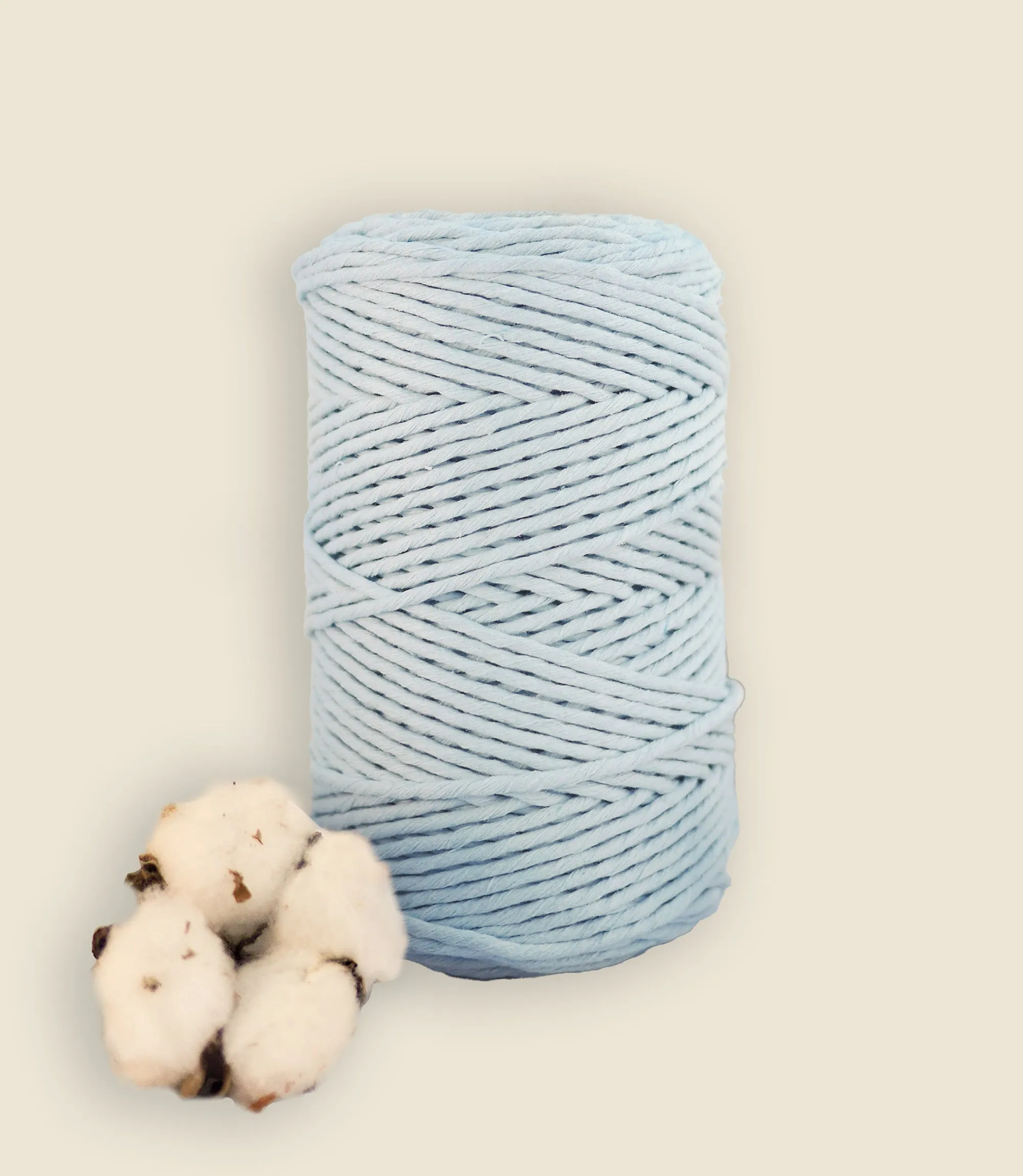 Single strand string, recycled cotton 500 g