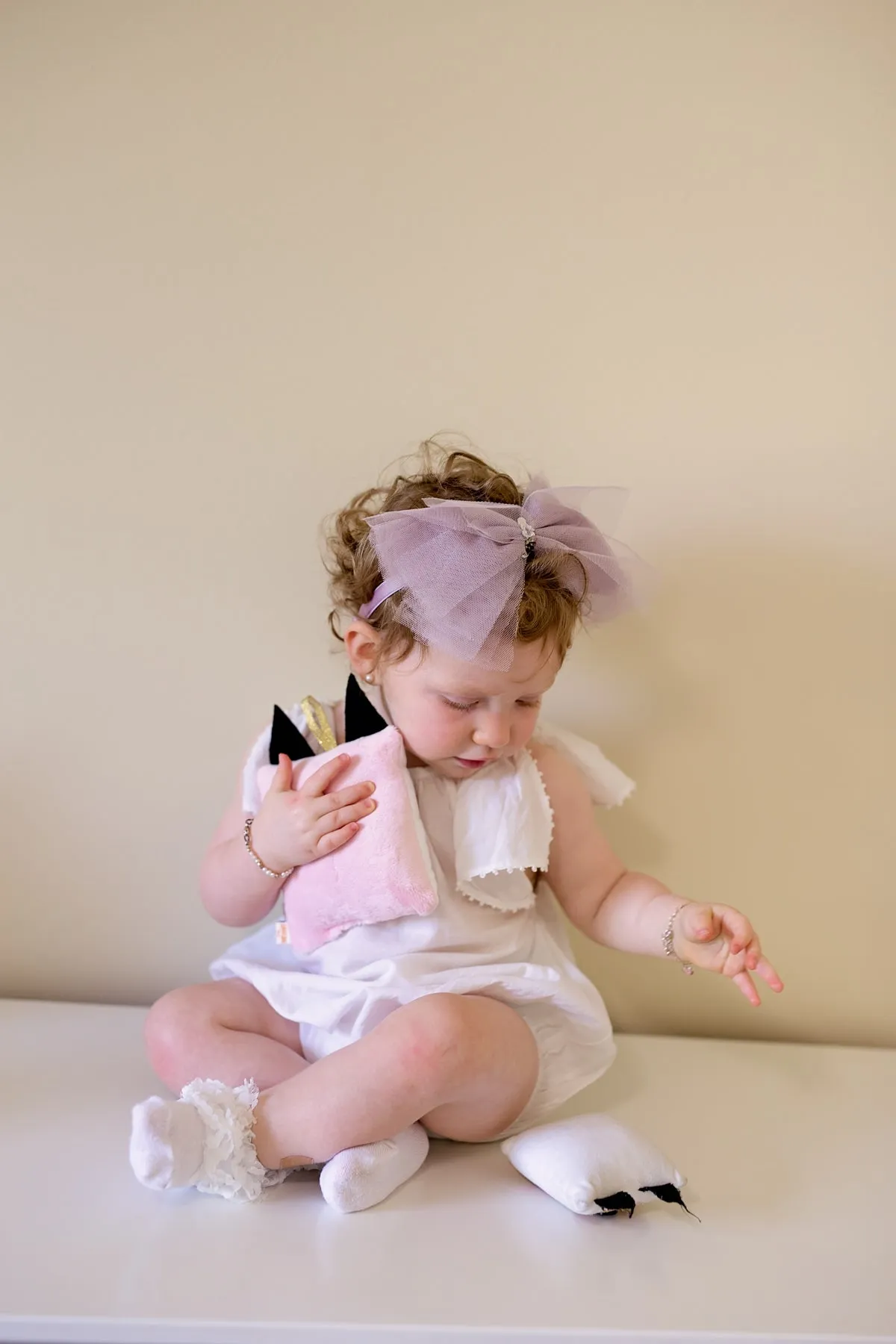 Soft Tulle Strips CLIP   WRAP - Coral