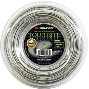 Solinco Tour Bite Soft 16 Tennis String Reel in Silver