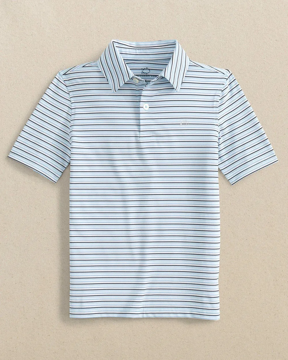 Southern Tide Boys Driver Oyster Creek Stripe Polo
