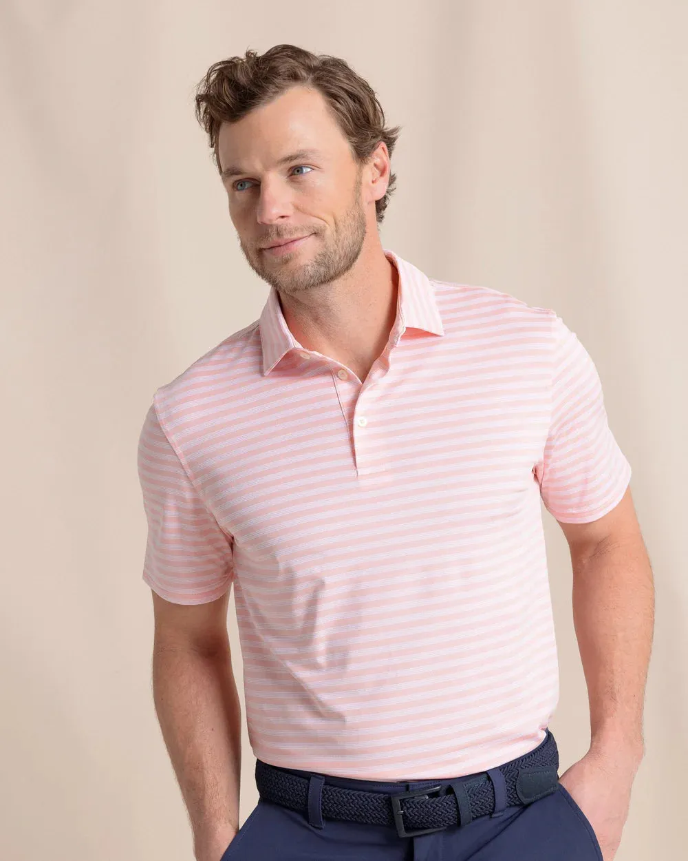 Southern Tide Driver Sevilla Stripe Polo