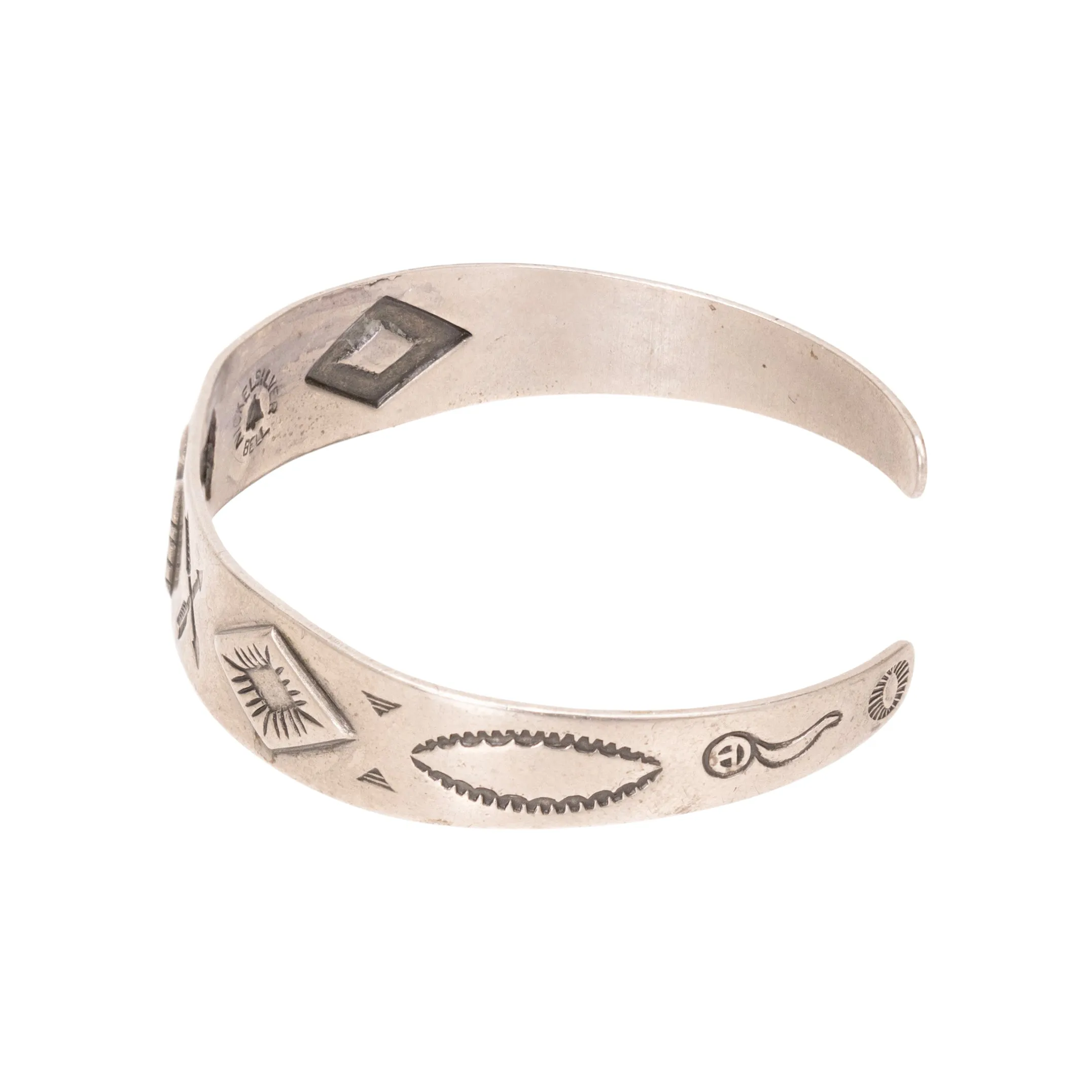 Southwestern Sterling Child's Bracelet