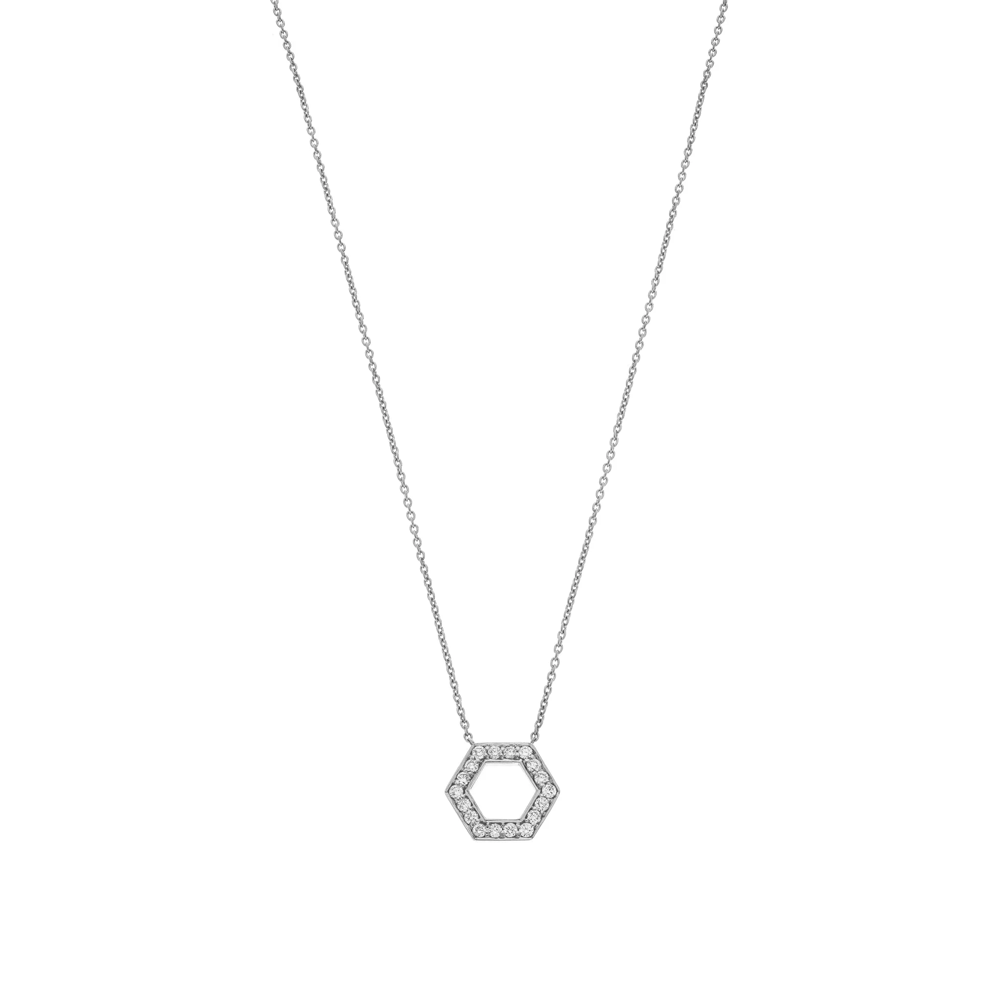 Stella White Diamond Necklace