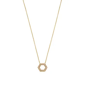 Stella White Diamond Necklace
