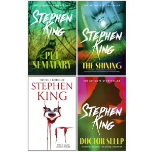 Stephen King Collection 4 Books Set (The Shining, It, Doctor Sleep,Pet Sematary)