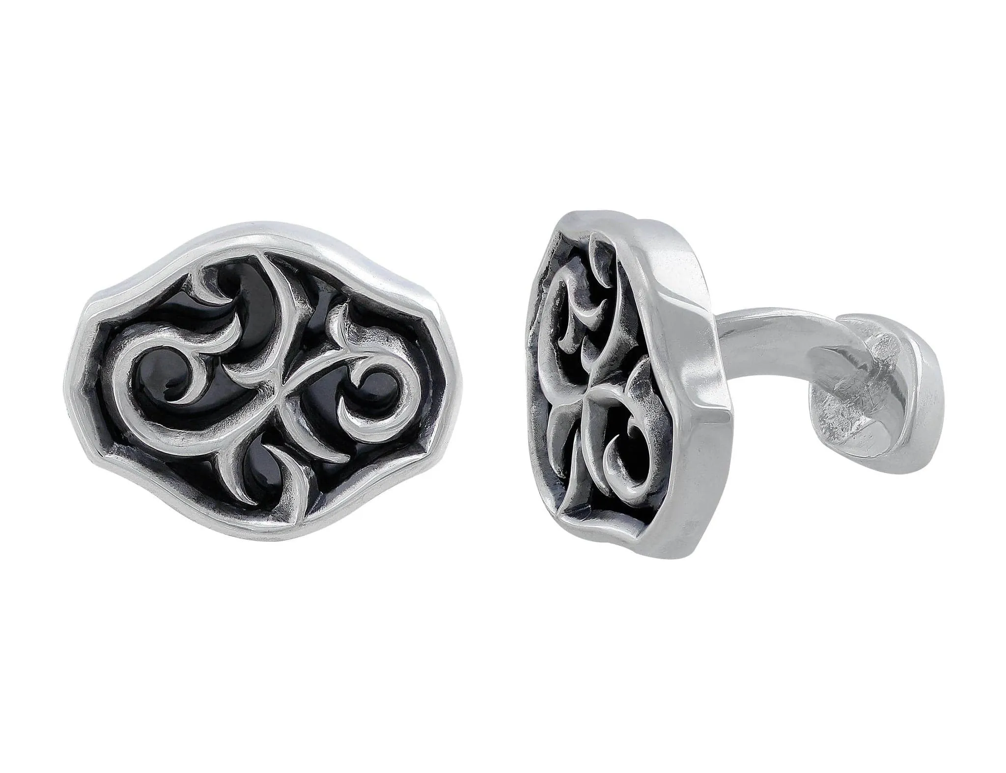 Stephen Webster Carved Thorn Sterling Silver Cufflinks