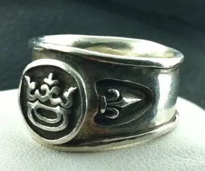 Sterling Silver Crown Ring