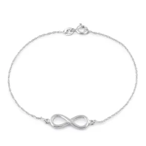 Sterling Silver Infinity Bracelet