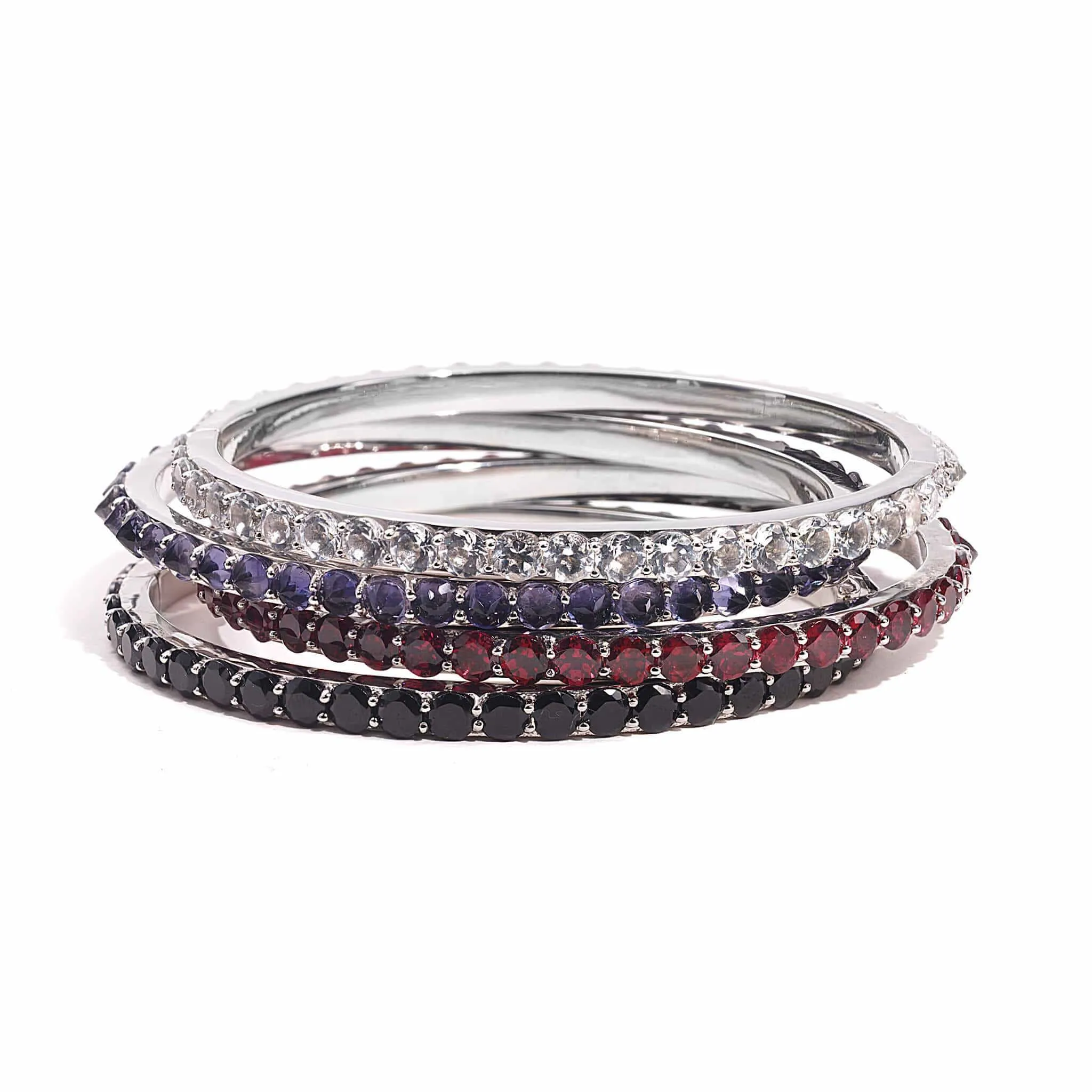 Sterling Silver Iolite Bracelet
