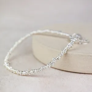 Sterling Silver Small Nugget Bracelet
