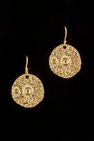 Sun Coin Earrings
