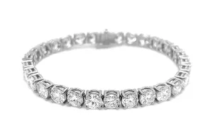 Tennis Bracelet 18kt Gold with GIA Diamonds 15.76cts