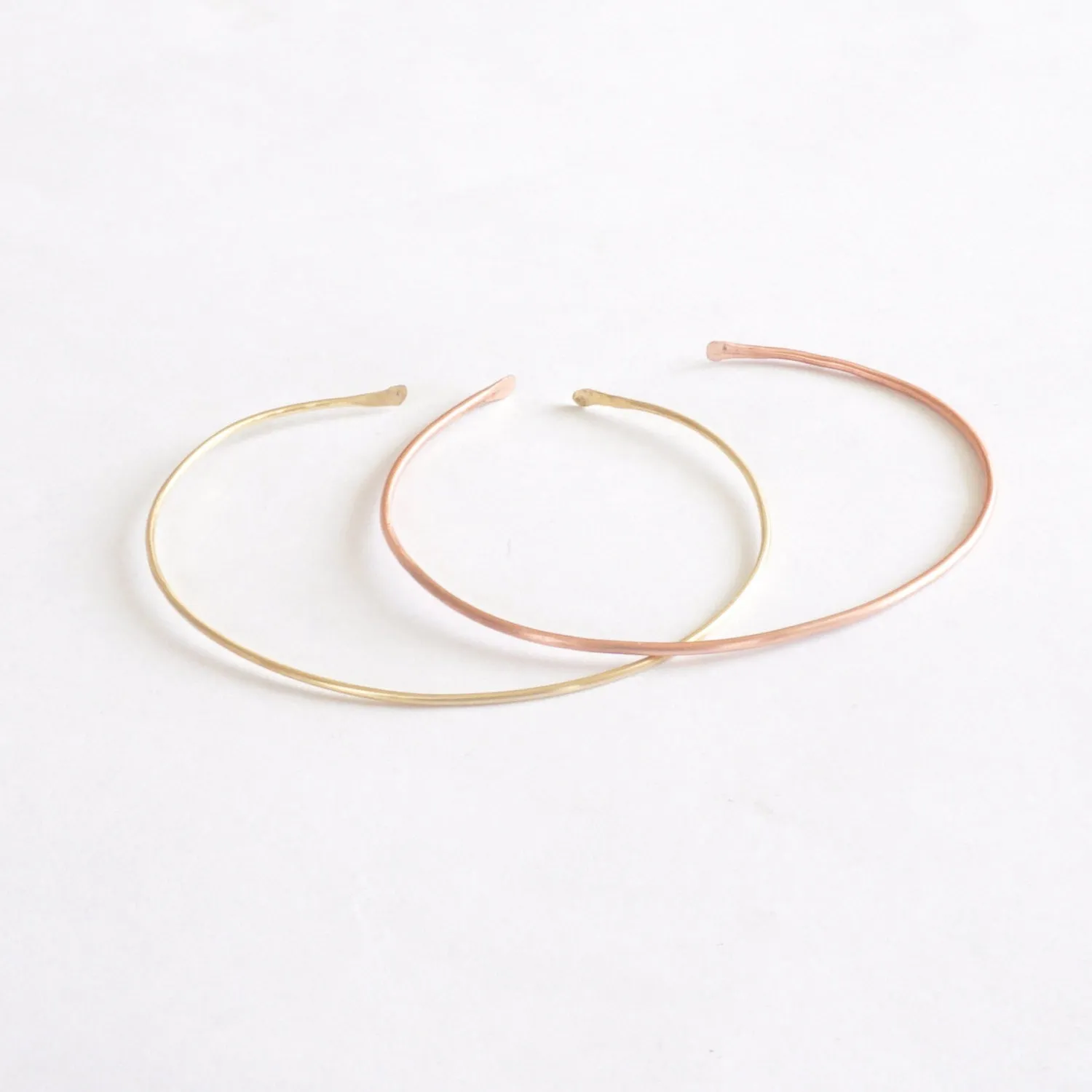 Thin 1.3mm Cuff Bracelet: Delicate and Elegant Jewelry for Any Occasion 0178