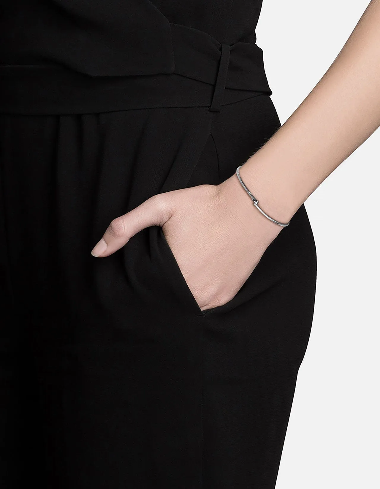 Thin Nyx Cuff, Sterling Silver