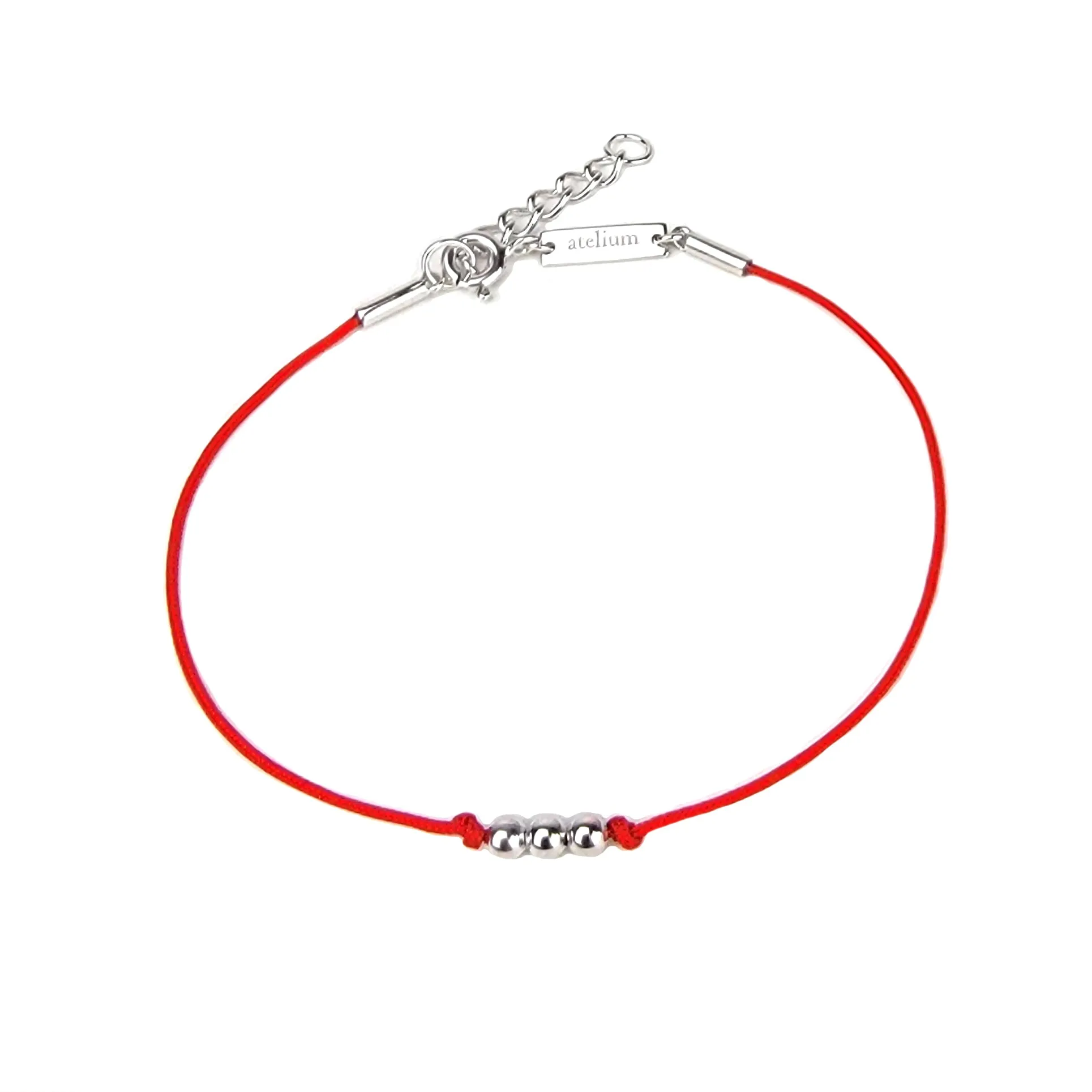 Three Bead String Bracelet