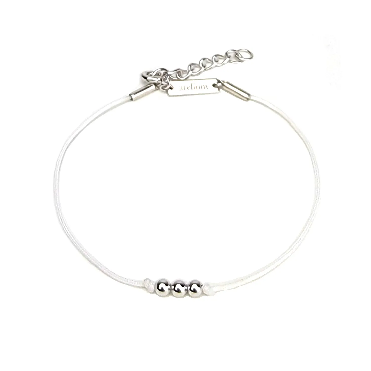 Three Bead String Bracelet