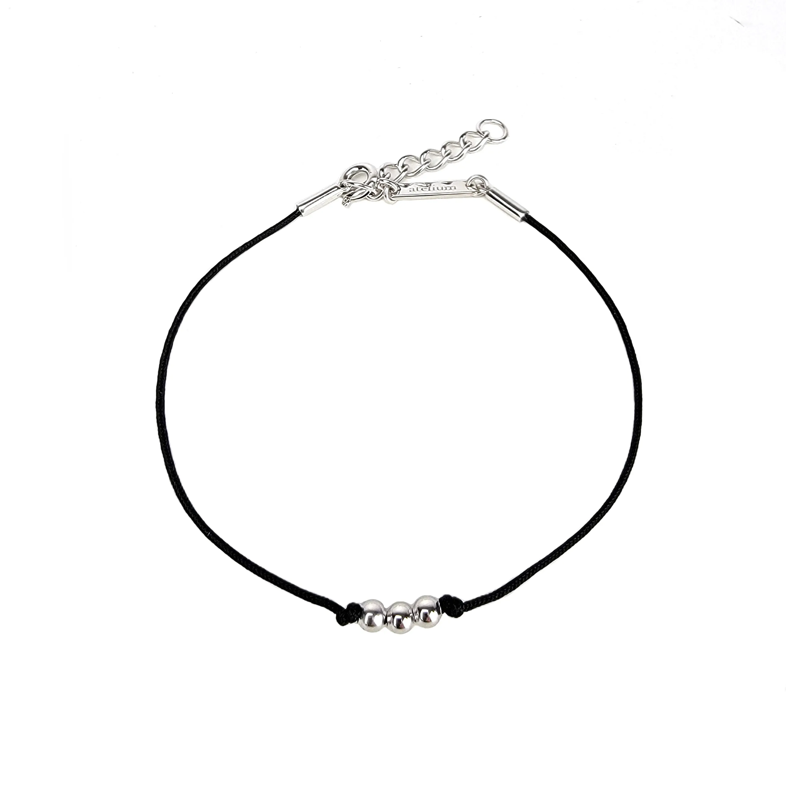 Three Bead String Bracelet