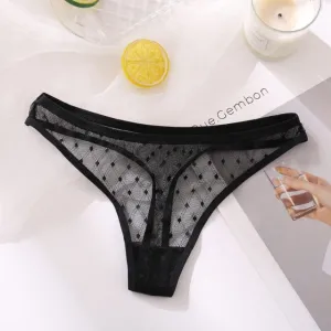 Transparent G-string Panties