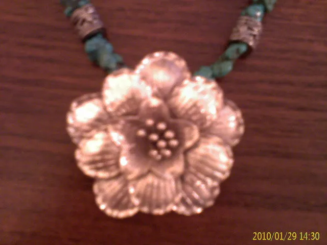 Turquoise and Thai Necklace (special order - sold out)