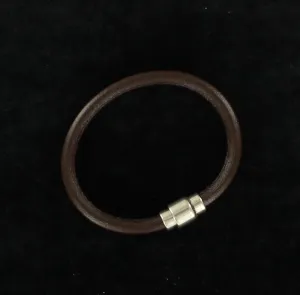 Twister Men's Brown Smooth Strand Bracelet