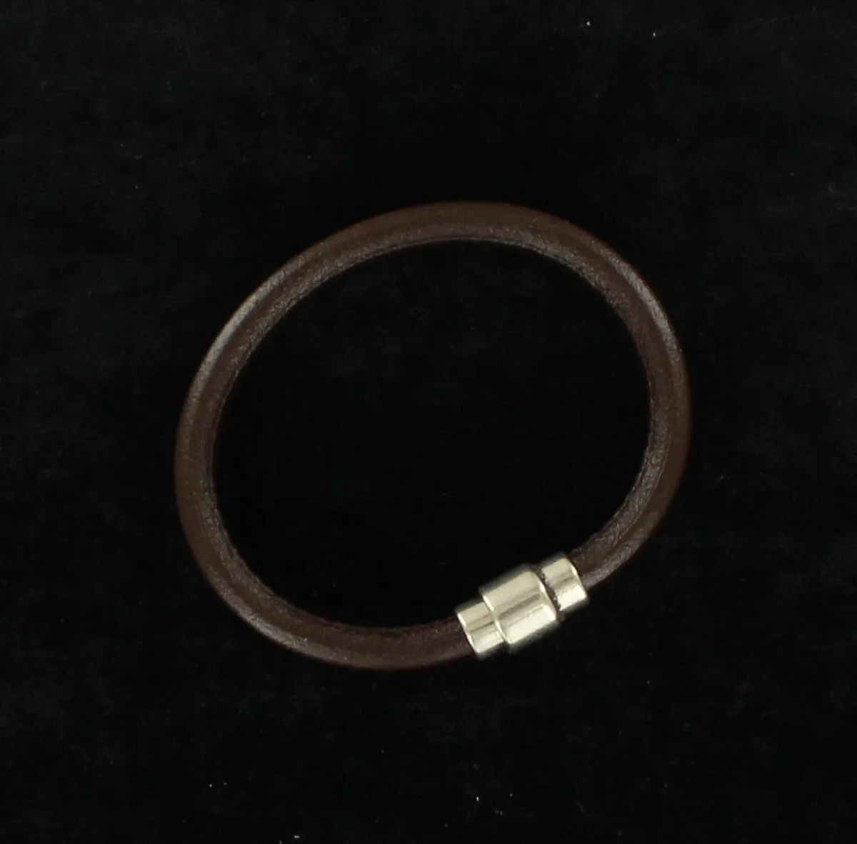 Twister Men's Brown Smooth Strand Bracelet